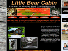 Tablet Screenshot of littlebearwnc.com